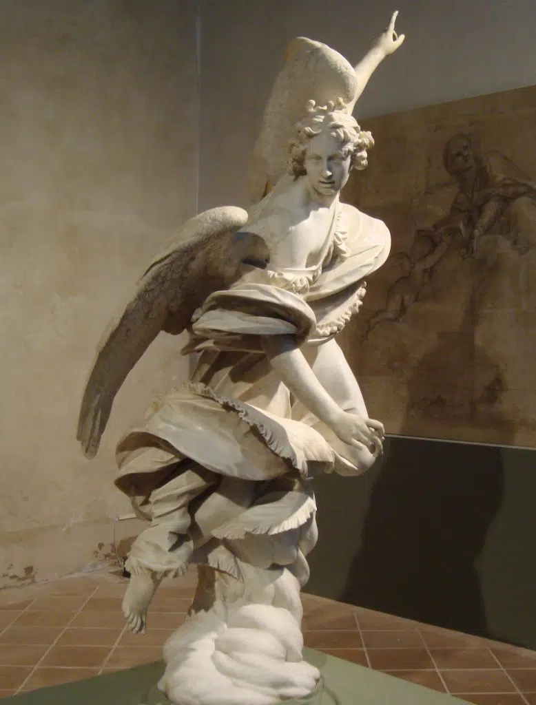 In Orvieto, in the magnificient Duomo, you can find the 1st Baroque style staute of the art history...